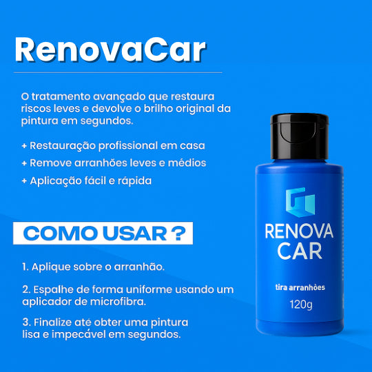RenovaCar – Removedor de Arranhões Automotivo