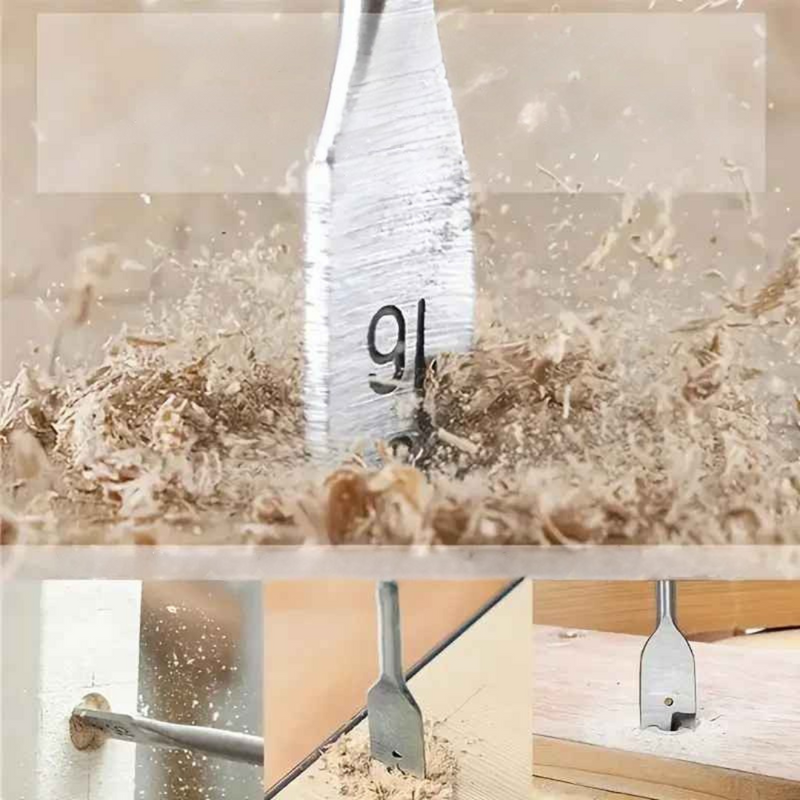 Kit Broca Chata 10 - 25 mm 6 Peças - SixFlat