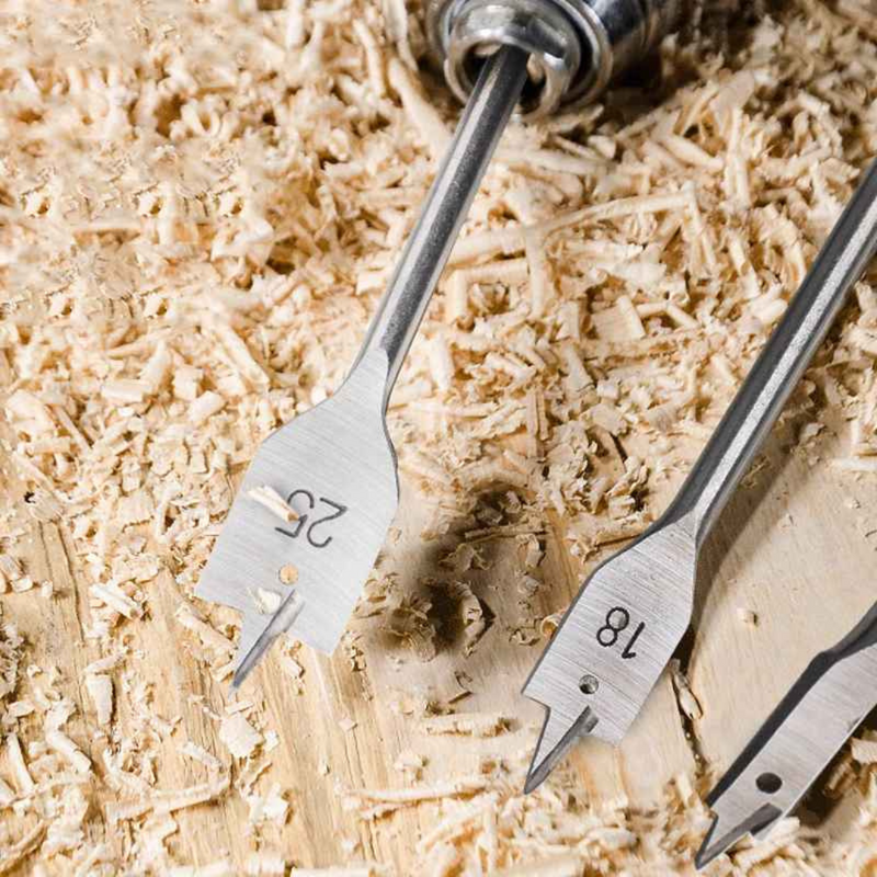 Kit Broca Chata 10 - 25 mm 6 Peças - SixFlat