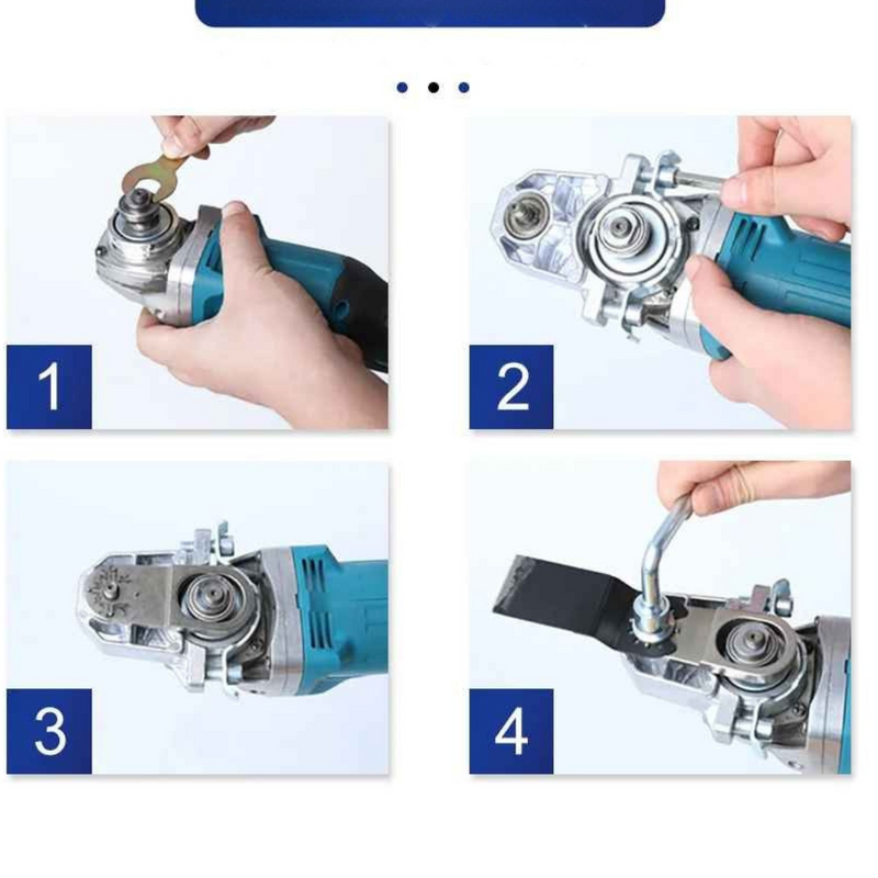 Conjunto Adaptador Lâmina Corte Oscilante - Griptor