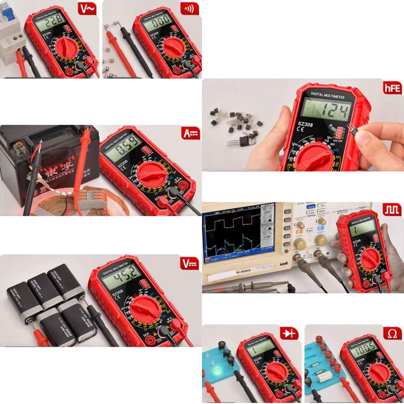 Multímetro Digital SZ308 - Multitex III