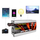 Transformador de Tensão Portátil Inversor Solar 12v 220v para Carro - TensForce