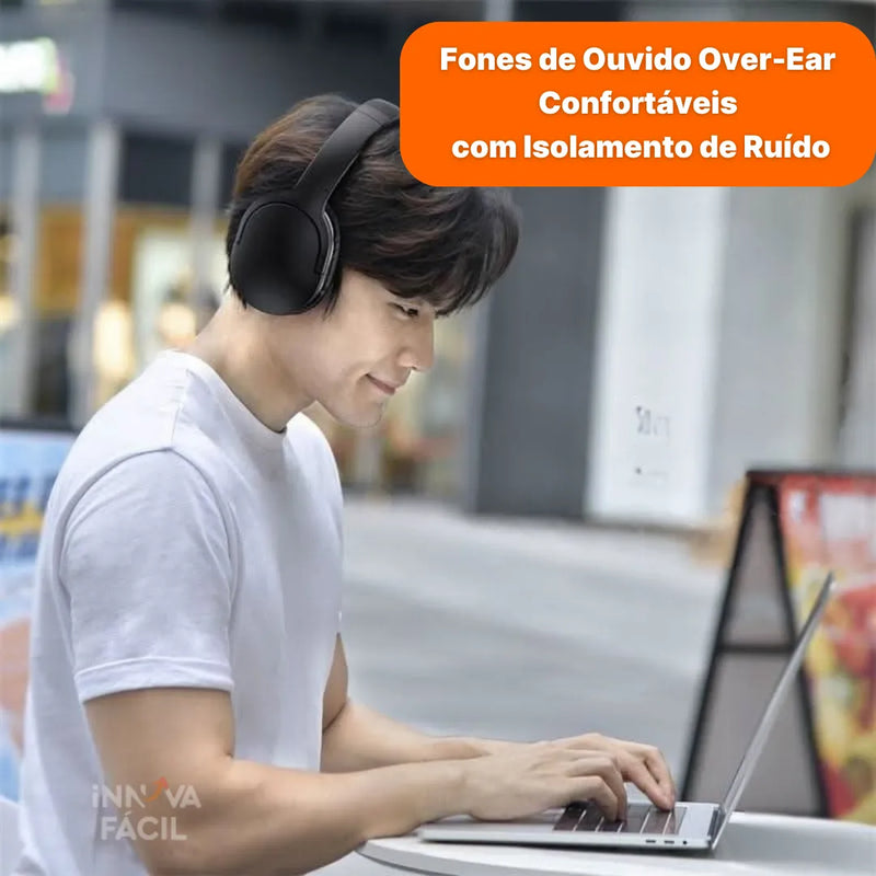 Headphones Baseus Pro Wireless Sport – À Prova D'Água e Microfone | Innova Fácil