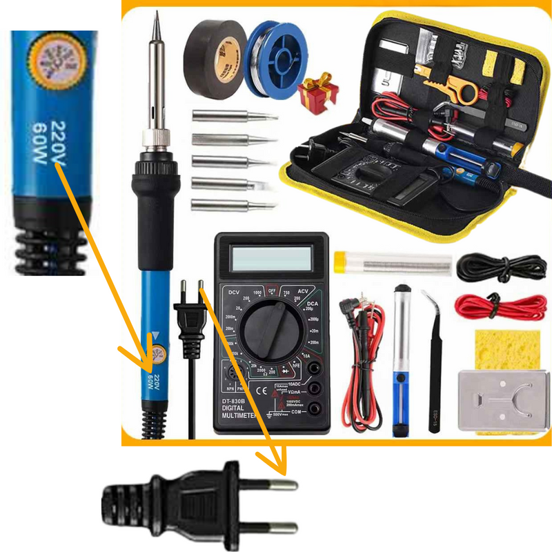 Kit Ferramentas para Eletrônica 19 Peças - Zephir