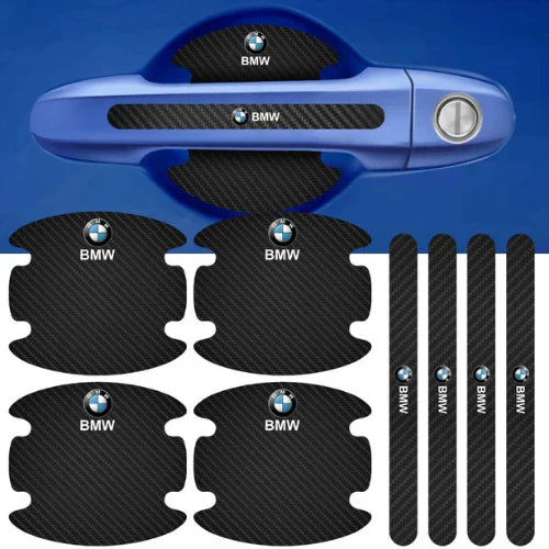 (8 Peças Para 4 Portas) Protetor De Maçaneta Para Porta do Carro Personalizado Anti Arranhões e Sujeira - MaxFiber™