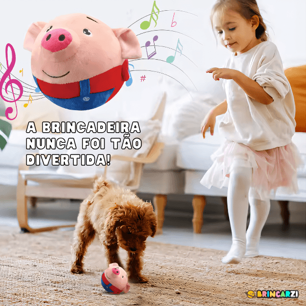 Bola de Pelúcia Saltitante