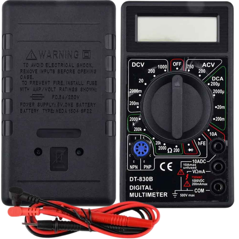 Multímetro Digital lcd DT-830B - Multex