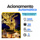 Fio de Fada em Corda com Energia Solar - Pisca Pisca NATALY