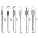 Kit Broca Chata 10 - 25 mm 6 Peças - SixFlat