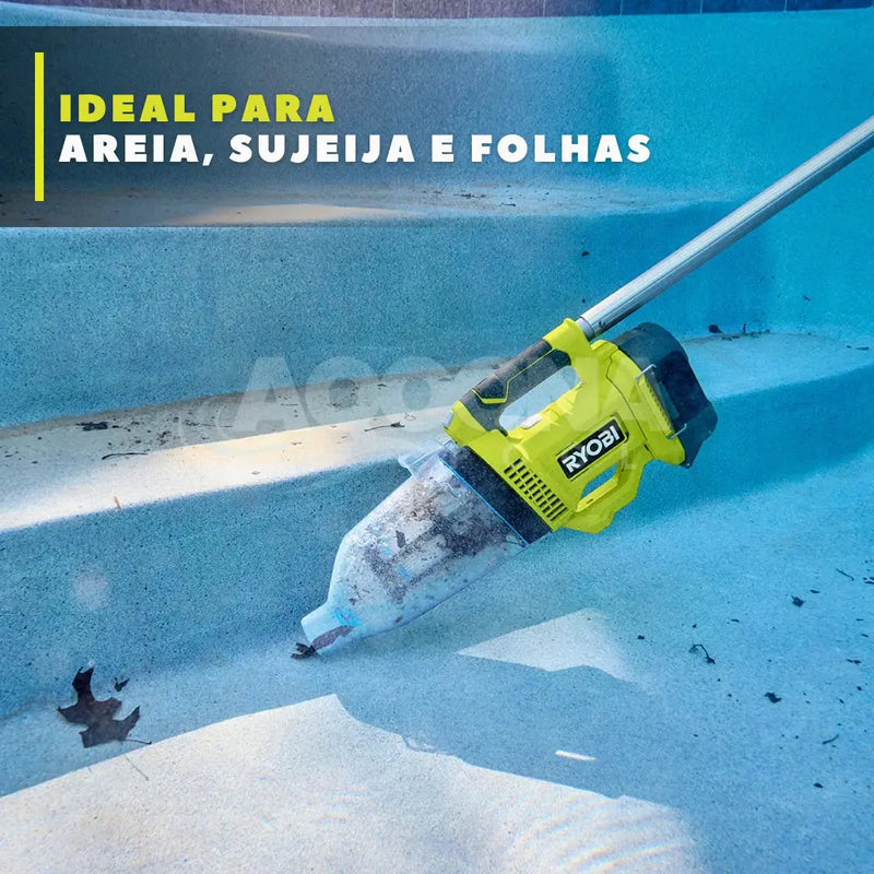 Ryobi One Plus - Aspirador de Piscina Sem Fio 24V/90W - BIVOLT 110/220