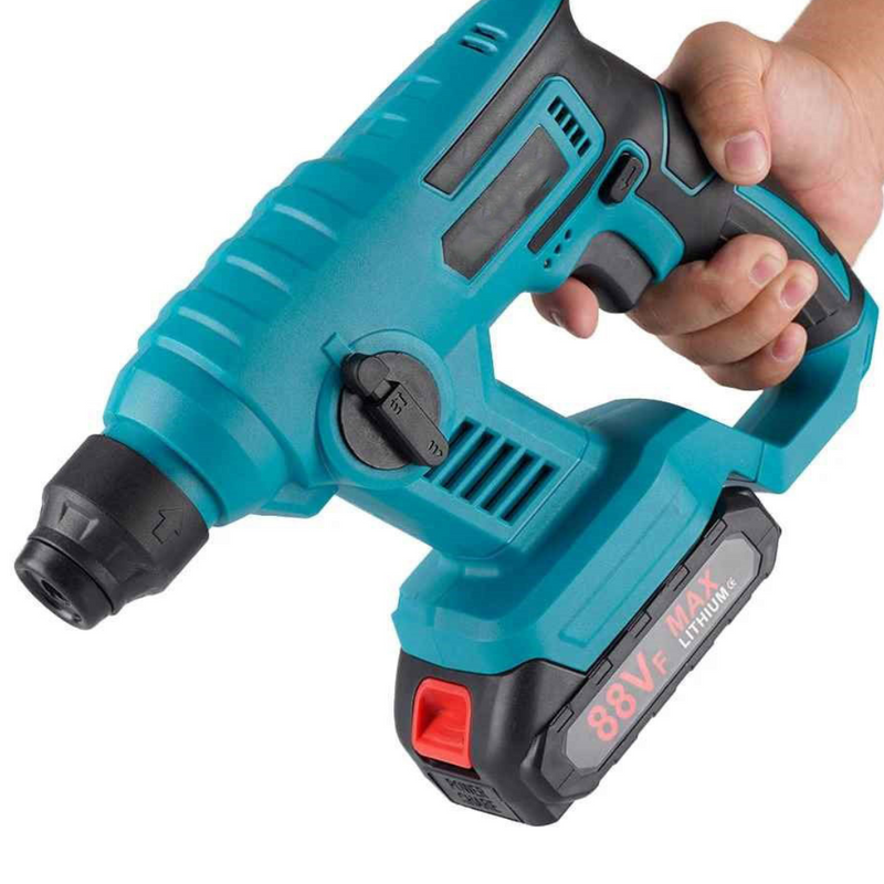 Martelo e Furadeira de Impacto Elétrico sem Fio - Delone