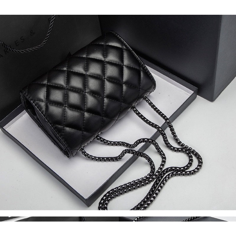 Bolsa feminina contente preta transversal “Y”
