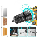 Furadeira e Parafusadeira 02 Bateria, 21Volts com kit Acessórios - Tarkon