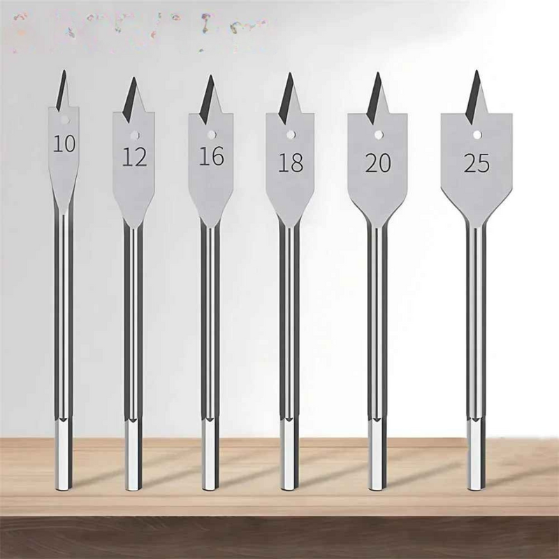 Kit Broca Chata 10 - 25 mm 6 Peças - SixFlat