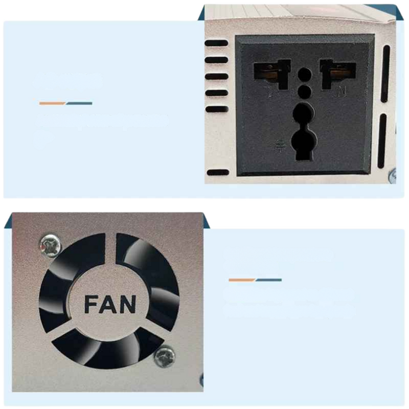 Transformador de Tensão Portátil Inversor Solar 12v 220v para Carro - TensForce