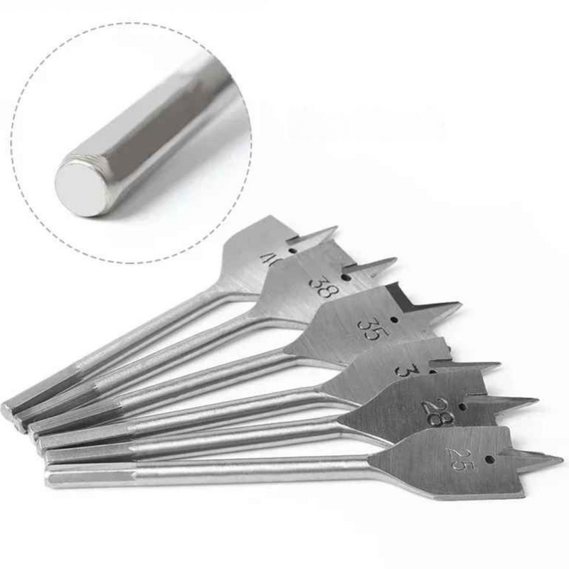 Kit Broca Chata 10 - 25 mm 6 Peças - SixFlat