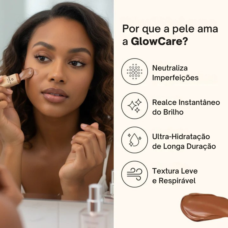 GlowCare™ - Base Facial em Bastão