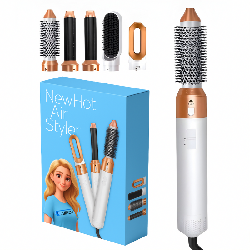Escova Modeladora 5 em 1 - New Hot Air Styler 2025 ORIGINAL