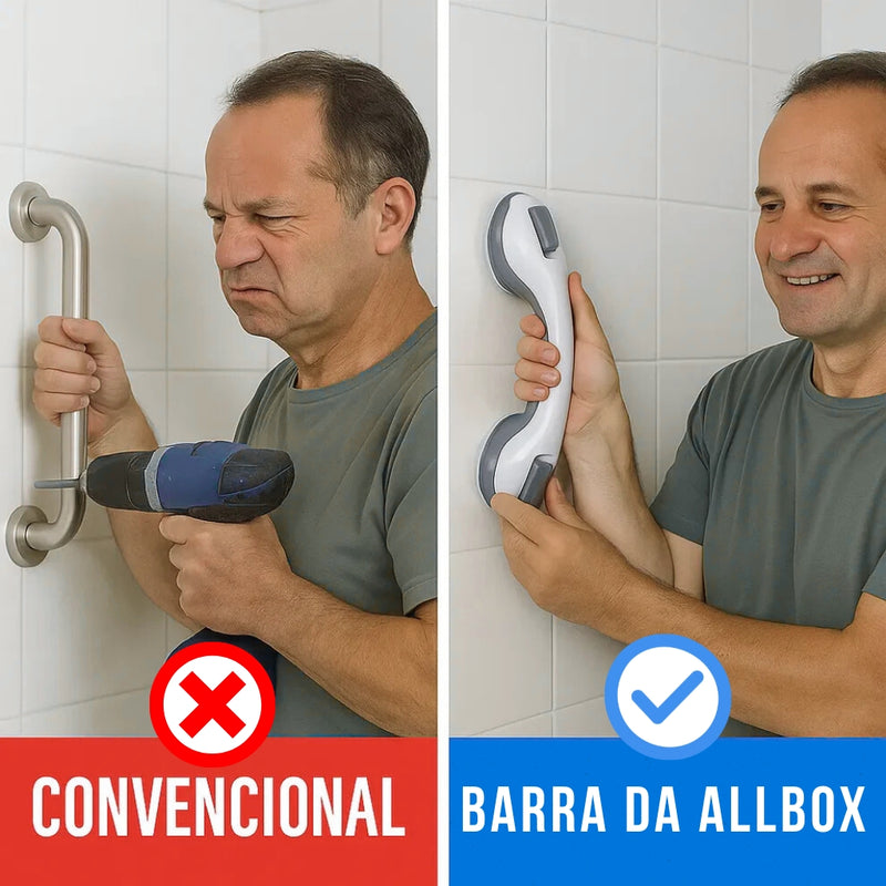 Barra de Apoio Portátil para Banheiro
