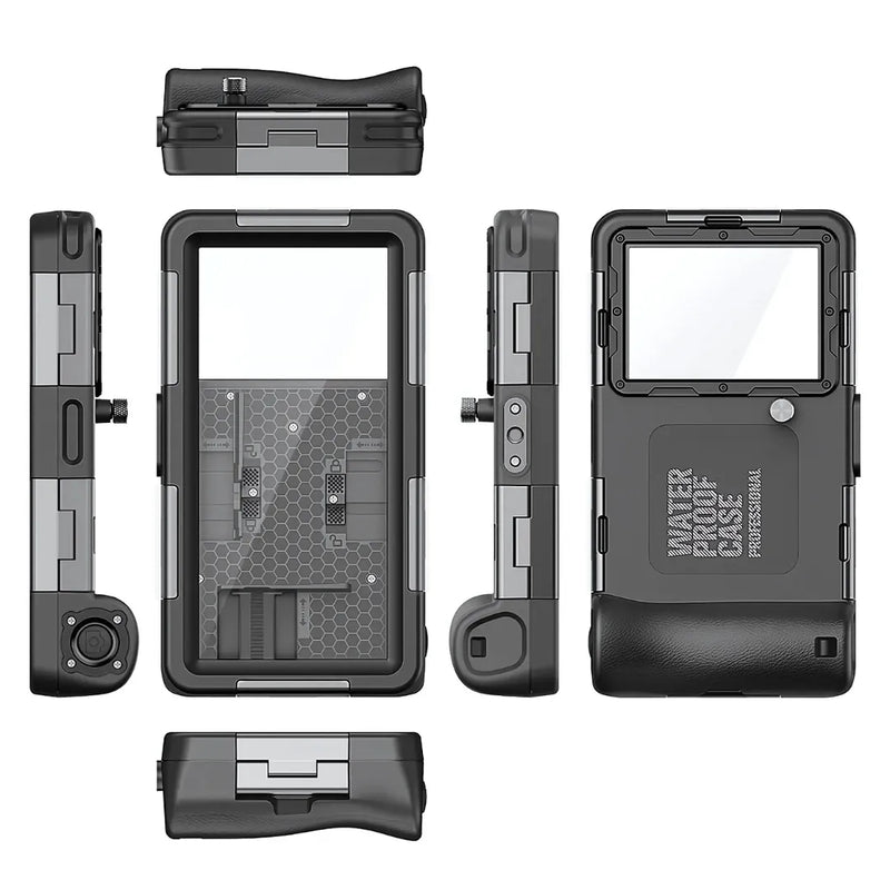 Capa de Mergulho A Prova D'Agua Shellbox IP68 para Celular até 6,9" | Innova Fácil