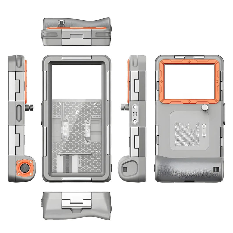 Capa de Mergulho A Prova D'Agua Shellbox IP68 para Celular até 6,9" | Innova Fácil