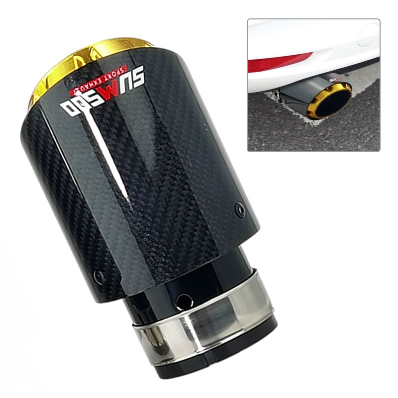 Carbo3Tech™ Ponteira de Escapamento SUMSOO Club do Auto