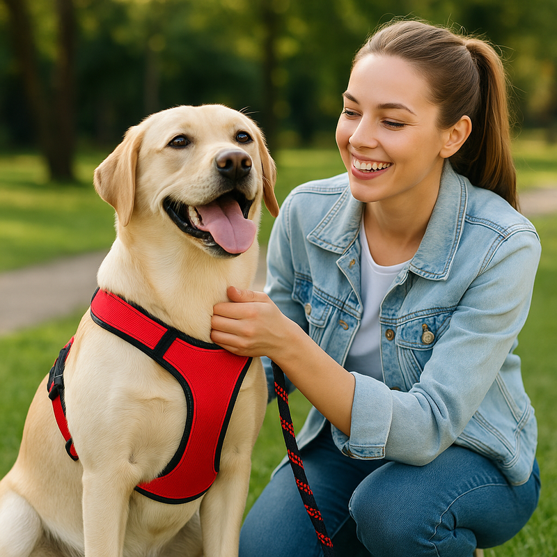 Peitoral Confortável e Seguro para Cães