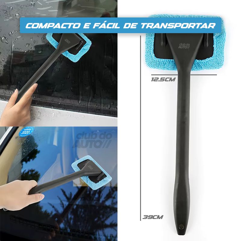 CleanVision™ Limpador de Parabrisa 180° Portátil Longo Alcance