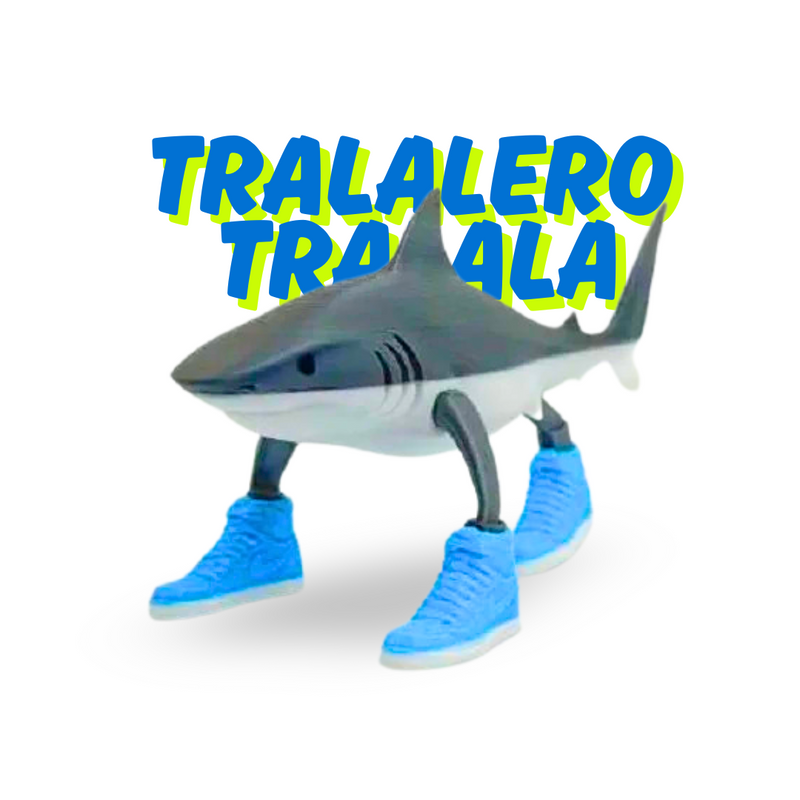 Bonecos Meme 3D Tung Sahur, Tralalero Tralala e Bombardino Crocodile