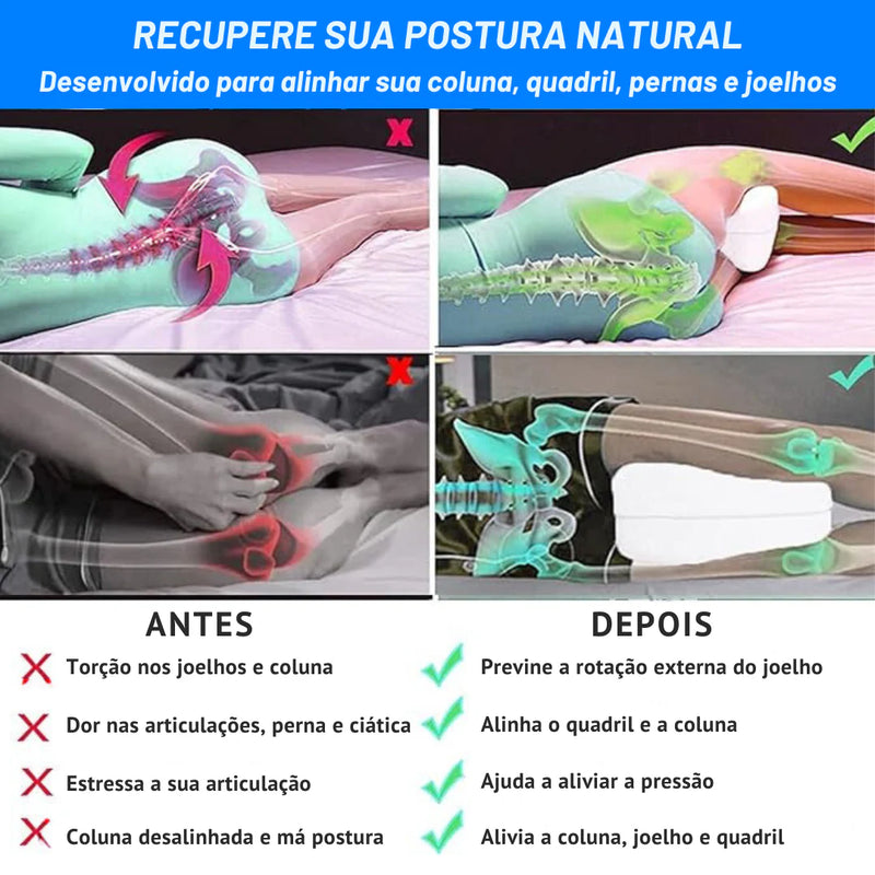 Travesseiro de Alinhamento - AlinhaLeg Pro®