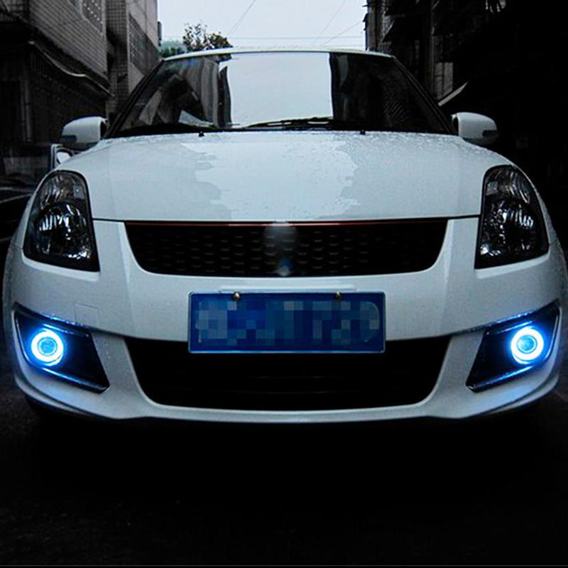 Farol de Milha Universal Angel Eyes Prova D'água - 2 Pçs