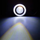 Farol de Milha Universal Angel Eyes Prova D'água - 2 Pçs