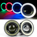 Farol de Milha Universal Angel Eyes Prova D'água - 2 Pçs