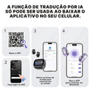 Fone Bluetooth Erazer XF28 PRO com Tradução em Tempo Real e Bateria de 30h | Innova Fácil