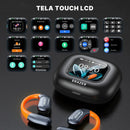 Fone Bluetooth Erazer XP15 com Tela Touch, Tradutor em 145 Idiomas e LED Personalizável | Innova Fácil