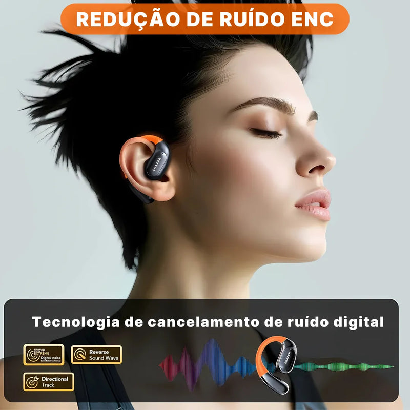 Fone Bluetooth Erazer XP15 com Tela Touch, Tradutor em 145 Idiomas e LED Personalizável | Innova Fácil