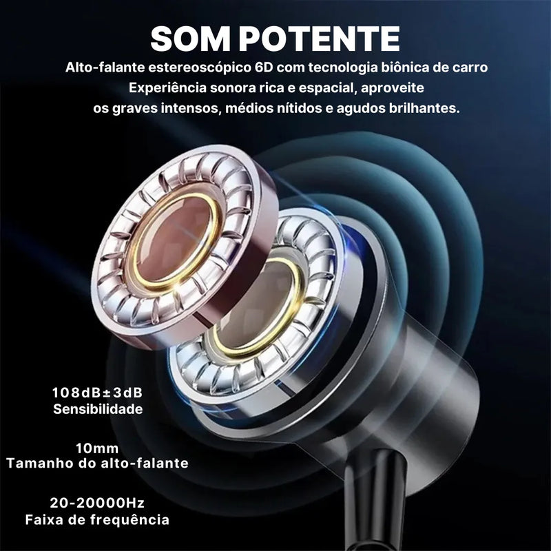 Fone Bluetooth Erazer Xe05Max com Som 8D Esportivo Bluetooth 5.0 | Innova Fácil