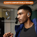 Fone Bluetooth Esportivo Miniso x28, Bluetooth 5.4 e Design Aberto | Innova Fácil