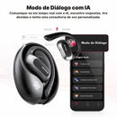 Fone Bluetooth Lenovo ERAZER X5 com Tradução em Tempo Real e Bateria de 42h | Innova Fácil