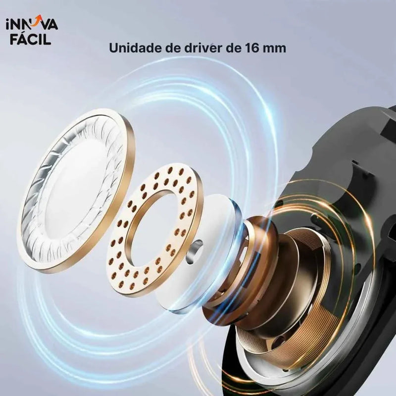 Fone Tradutor Bluetooth Miniso MS162 – Tradução em Tempo Real | Innova Fácil