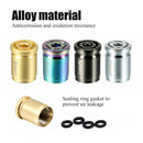 Tampa de Válvula para Pneu Anti Furto de Liga de Zinco - 4 pcs