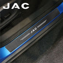 Kit Protetor de Soleira Anti-risco Carbono Premium JAC - 4 pcs
