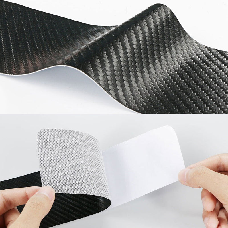 Kit Protetor de Soleira Anti-risco Carbono Premium JAC - 4 pcs