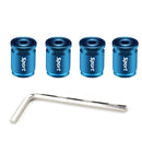 Tampa de Válvula para Pneu Anti Furto de Liga de Zinco - 4 pcs