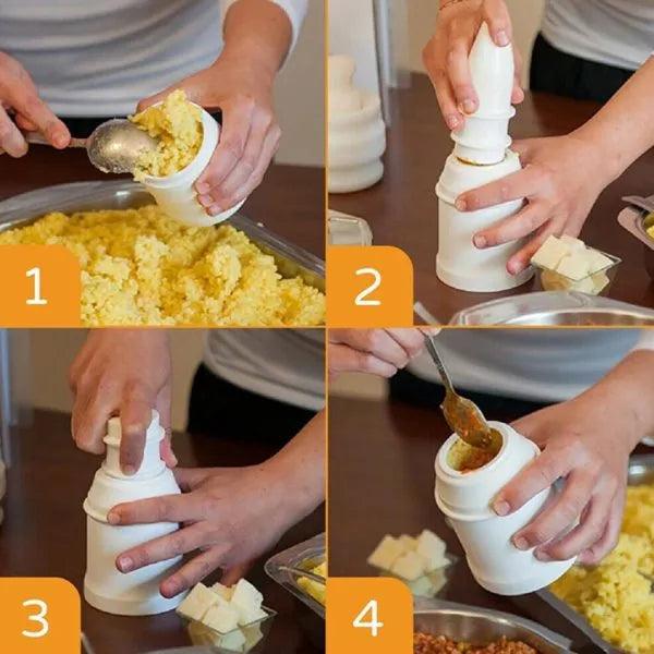 MeatBall Molde - Molde de cozinha para bolas de arroz - Woman Express