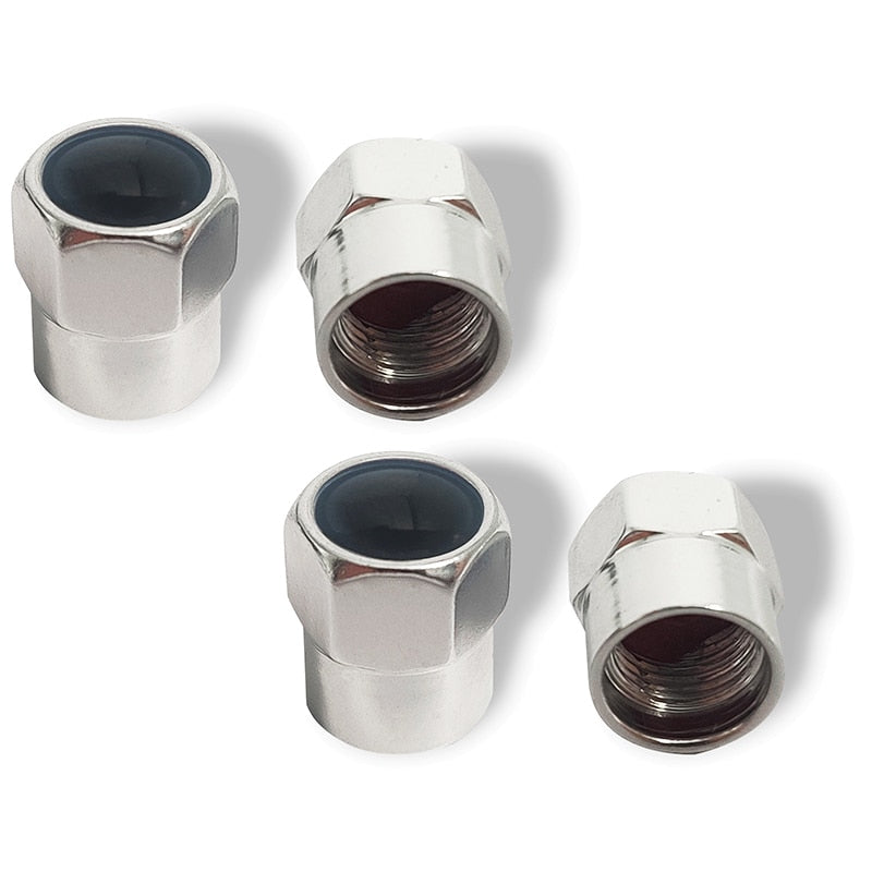 Tampa de Metal para Válvula de Pneu - Diversas Marcas - 4 pcs