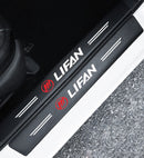 Kit Protetor de Soleira Anti-risco Carbono Premium Lifan - 4 pcs