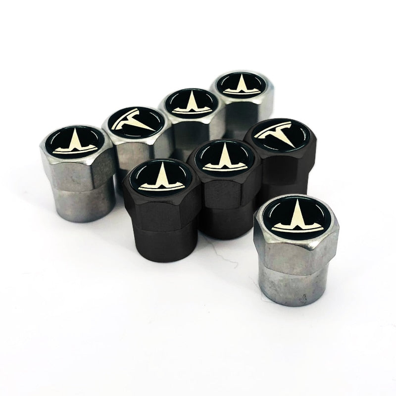 Tampa de Metal para Válvula de Pneu - Diversas Marcas - 4 pcs