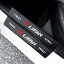 Kit Protetor de Soleira Anti-risco Carbono Premium Lifan - 4 pcs