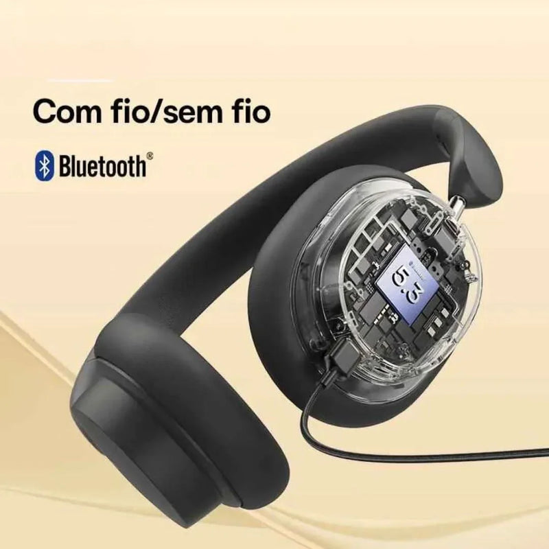 Headphones Bluetooth Over-Ear HarmonyMax – 70h de Bateria | Innova Fácil